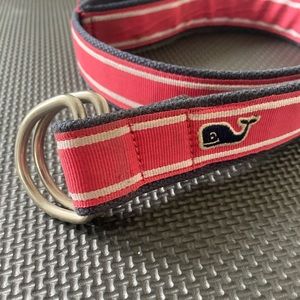 Vineyard Vines Pink Belt Size Medium